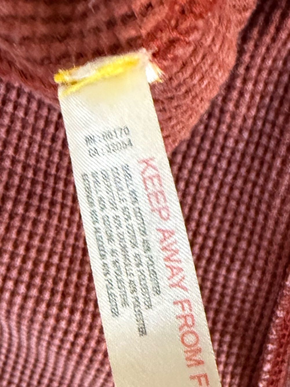 Anthropologie Daily Practice Waffle Knit Snap-Down Midi Dress M NWOT - Picture 12 of 12
